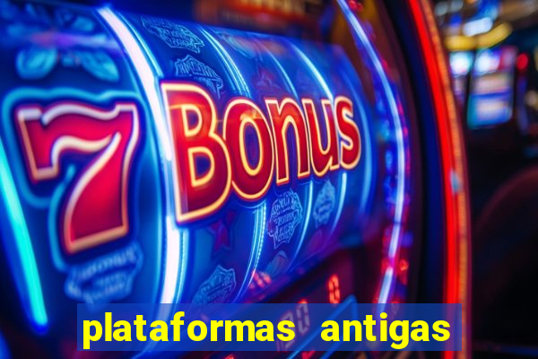 plataformas antigas de jogos